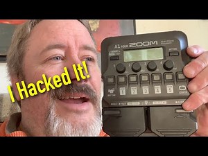 I hacked my Zoom A1 Four multi effect pedal