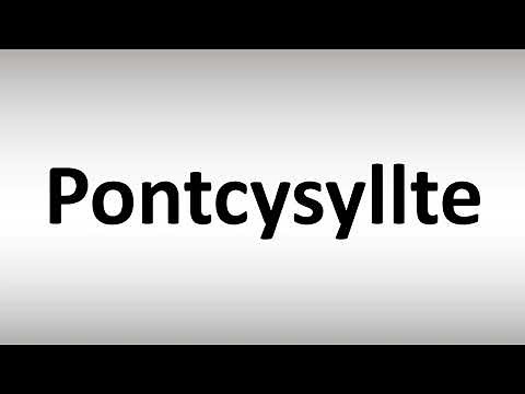 How to Pronounce Pontcysyllte