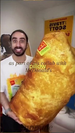 Travis Scott partnered with McDonald #travisscott #mcdonalds #youtubeshorts