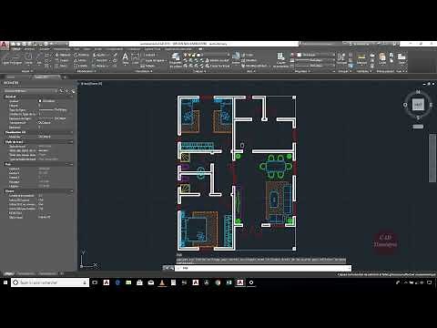 AutoCAD #1 Conception de Bâtiment - Vue En Plan