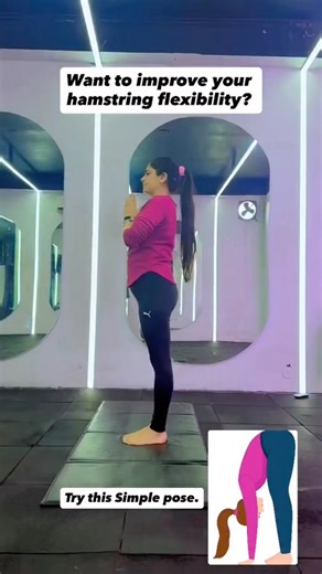 Discover the power-of Hastapadasana! *Standing Forward Bend .#yoga pose