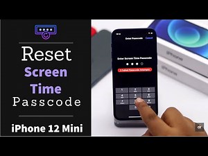 Forgot Screen Time Passcode iPhone 12 Mini? Reset Screen Time Passcode on iPhone 12 Mini (Recover)
