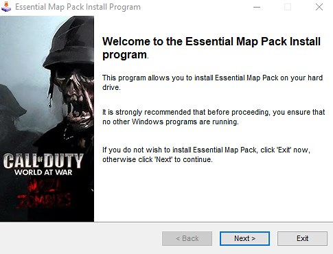 COD WAW Essential Zombie Map Pack file