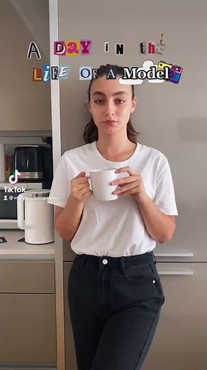 A day in the life of a model