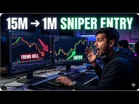 Smart Money Trap! 15 Min Trend Kill, 1 Min Perfect Entry 🚀 class 10