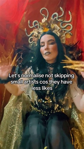 Let’s normalise not skipping small artists cos they have no likes