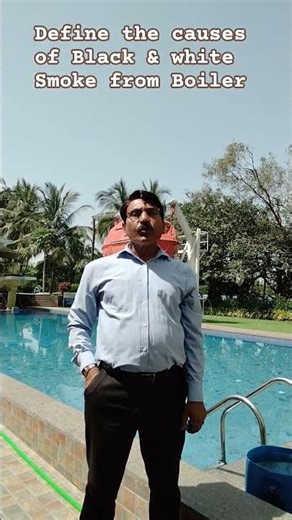 Define the causes of Black and white Smoke from the Boiler.