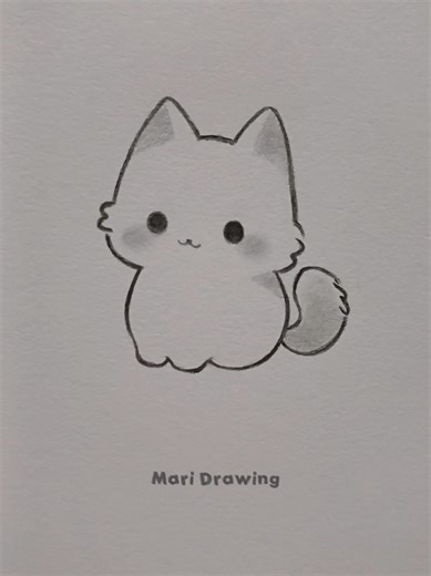 Cute Cat Drawing Tutorial for Beginners