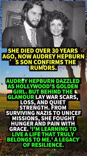 She Died Over 30 Years Ago, Now Audrey Hepburn’s Son Confirms The Rumors. #shorts #viral
