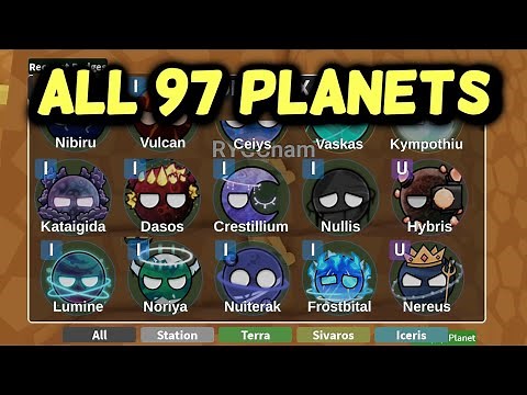 FIND THE PLANETS How to Get ALL 97 PLANETS Roblox