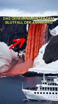 Das Geheimnis hinter dem Blutfall der Antarktis #BloodFalls #Antarktis #Naturphänomen