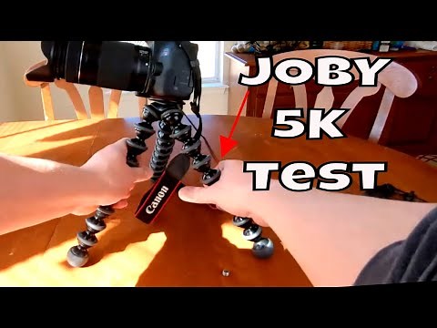JOBY GorillaPod 5K Flexable Tripod Test Strength Test & Review
