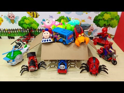 Ada Kotok Penuh Mainan Bus Tayo Kereta Choo Choo Charles Thomas Exe Robot Joged Lucu Labubu Cumi Car