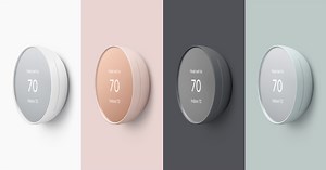 Nest Thermostat includes color-matching AAA batteries, just like the new Chromecast