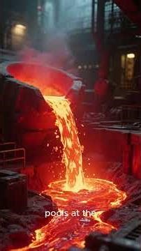 Ever Wondered How Iron Turns Into Steel ? #steelmaking #howitsmade #engineeringexplained