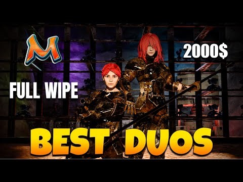FULL WIPE OF HOW THE BEST DUO FIGHTS FOR 2000$ AT DAY 1 - MESA DUO 2000$ WIPE -ARK: Survival Evolved