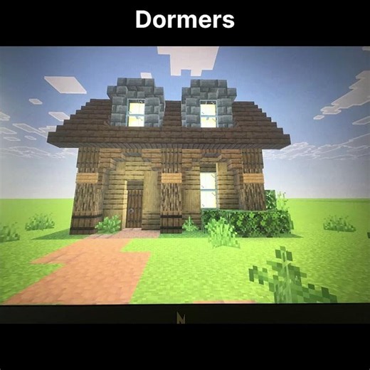 Minecraft roof designs part 1