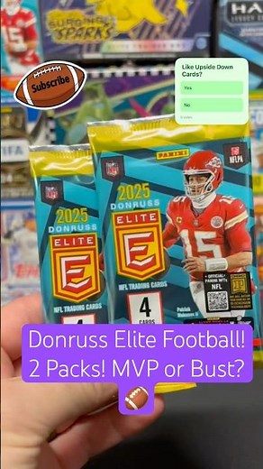 2 Packs of Donruss Elite Football 🏈 Fresh Rip!