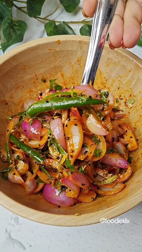 3.9M views · 16K reactions | Instant Onion Chilli Pickle ✅ Save the...