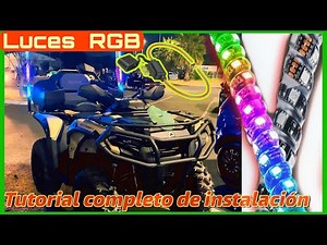 🧨Tutorial on How to Install RGB LED Antennas on CAN-AM and any ATV without problems