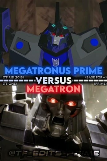Megatronus Prime (TF RID 2015) vs Megatron (TF ONE) #edit #transformers #vs