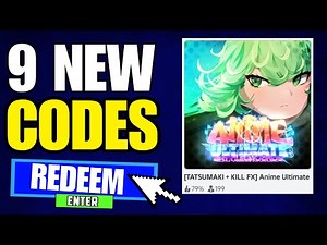 ROBLOX ANIME ULTIMATE BATTLEGROUNDS CODES 2024!! | BE QUICKLY | TATSUMAKI + KILL FX