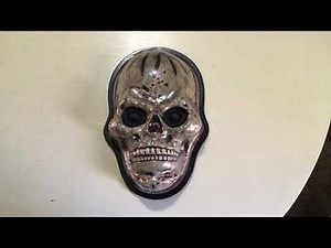 Bleeding Skull Plaque