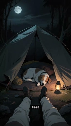 If Your Dog Whimpers Outside Your Tent... Don't Answer. 🤫⛺ #scary#horrorstories #scarystories