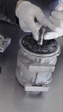 HOW TO Install Oil Seal on Shaft of Car AC Compressor
