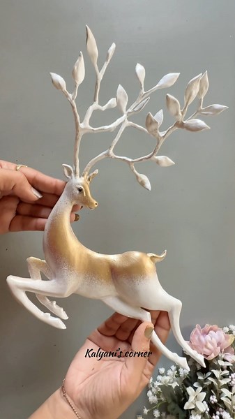 DIY 3D Deer Wall Art 🦌 | Easy Tips & Tricks #shorts #diy