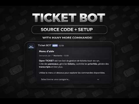Discord ticket bot [FR]