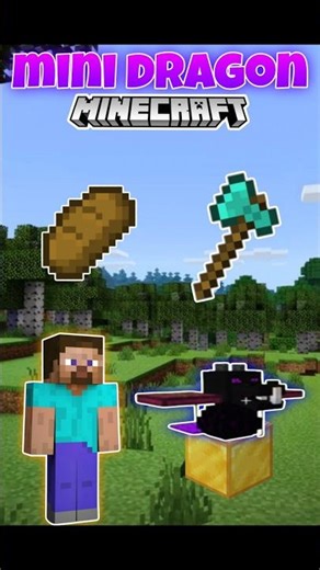 MINI DRAGON Build 🐲.| #shorts #minecraft #build #buildhack #mini #dragon