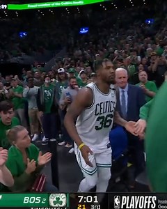 Marcus Smart returned to the court after a scary landing and hit a big three for the Boston Celtics‼️ | NBA on ESPN