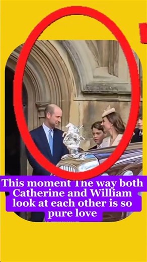 Princess and William look at each other is so pure love