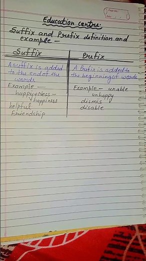 #suffixand#prefix#definition#example#trending#english#grammar#education#study#compitition#trick#easy