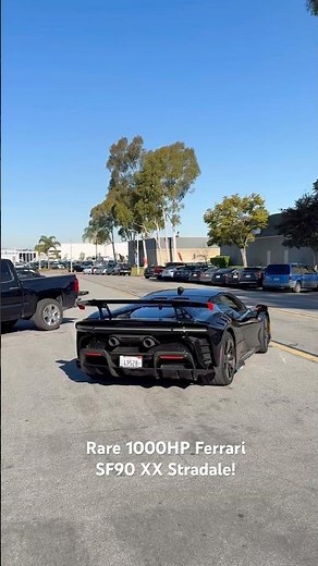 Sound Up! Rare Ferrari SF90 XX Stradale Hybrid 1000HP Supercar #automobile #car #sportscar #ferrari
