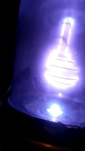 demo Farnsworth fusor test run #science #homemade #project #fusion #oppenheimer