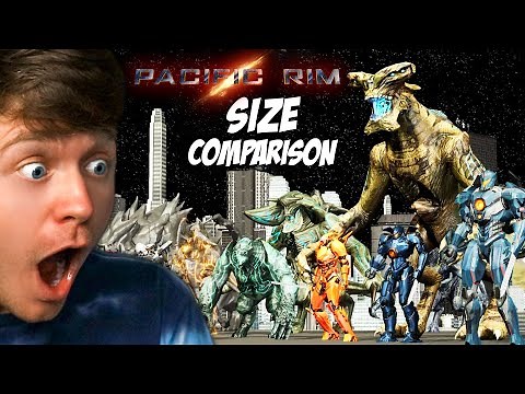 Pacific Rim the SIZE COMPARISON Reaction! (Kaiju & Jaeger)