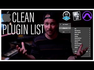 How to CLEAN UP your plugin list in Pro Tools, Logic and the UA Console - Hide your unused plugins