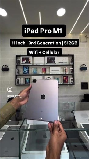 ✔️iPad Pro M1 11 inch 512GB Cellular ✔️