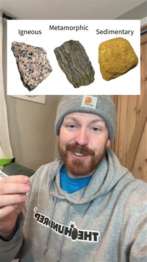 Three Different Rock Types #geology #science #earthscience