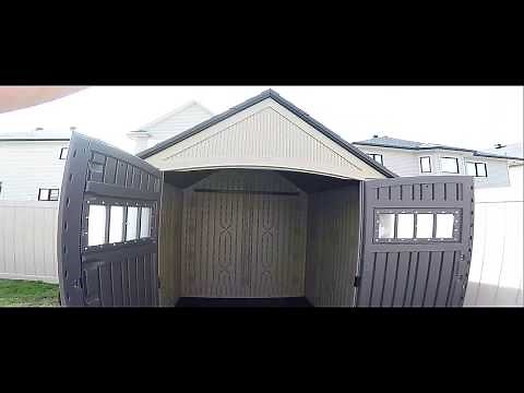 Rubbermaid Roughneck 7 X 7 Shed - build timelapse & walkaround