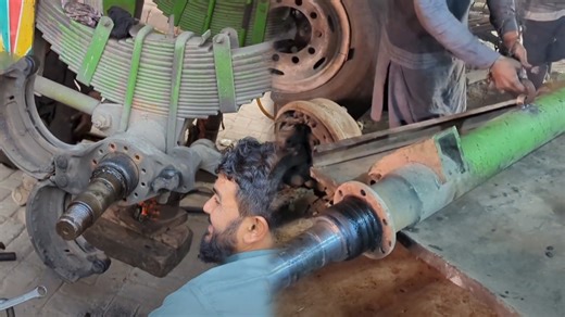 Unexpected Repair Technique for a Damaged Truck Axle