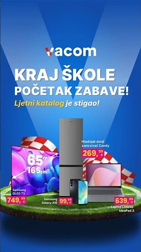 Ljeto može početi uz novi Vacom katalog! ☀️🌊