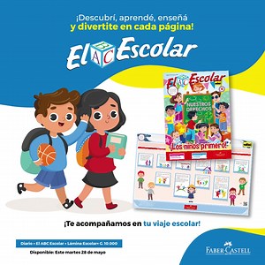 4.7K views | ¡No te olvides de pedir #ElEscolar con tu #ABCColor! 邏 Descubrí, aprendé, enseñá y divertite con cada página.  Diario + El Escolar: G. 10.000  https://www.abc.com.py/edicion-impresa/suplementos/escolar/ | ABC Digital | Facebook