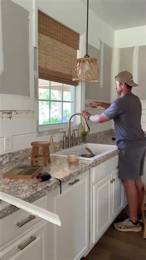 DIY new dream kitchen window!!! #short #shorts #HomeDecor