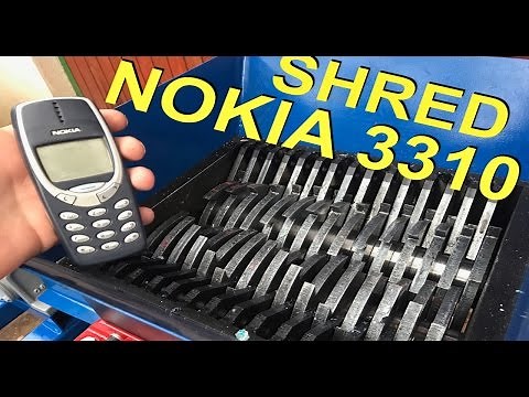 HOW TO DESTROY THE NOKIA 3310 IN A MINUTE?