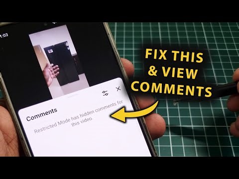 How To Fix "Restricted Mode has hidden comments for this video" YouTube Error! (Mobile & Desktop)
