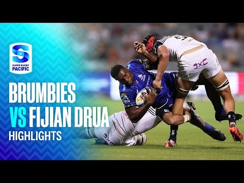 HIGHLIGHTS | ACT Brumbies v Fijian Drua | Round 5, 2025