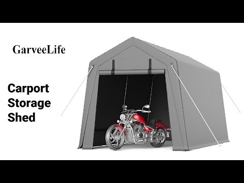 GarveeLife Carport Storage Shed